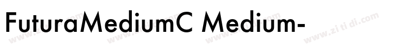 FuturaMediumC Medium字体转换